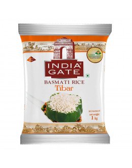 INDIA GATE BASMATI RICE TIBAR 1KG