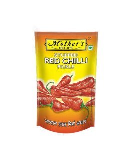 MOTHER'S RECIPE STUFFED RED CHILLI PICKLE 200 GM POUCH