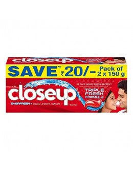 CLOSEUP EVERFRESH TRIP FRESH FORMULA TOOTHPASTE 150GM 