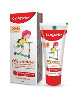 COLGATE KID 3-5YRS PREMIUM STRAWBERRY TOOTHPASTE 80GM