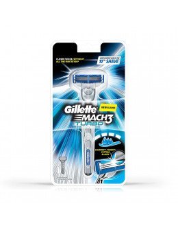 GILLETTE MACH 3 TURBO MANUAL SHAVING RAZOR 1N