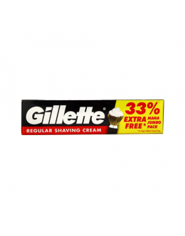 GILLETTE SHAVING CREAM REGULAR 93.1 GM