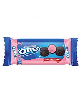 CADBURY OREO STRAWBERRY CREME BISCUIT 50GM