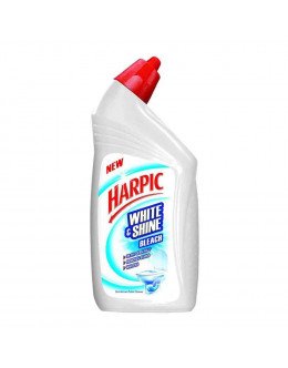 HARPIC WHITE & SHINE DISINFECTANT TOILET CLEANER BLEACH 500ML