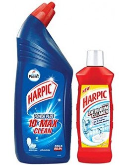 HARPIC ORIGINAL TOILET CLEANER  900ML+ BATHROOM CLEANER 200ML