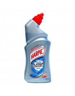 HARPIC PLATINUM ACTIVE-SHIELD DISINFECTANT TOILET CLEANER MARINE 500ML