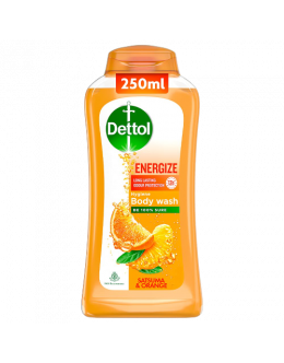 DETTOL ENERGIZE ORANGE BODY WASH & SHOWER GEL 250ML