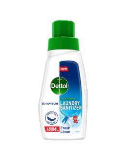 DETTOL LAUNDRY SANITIZER FRESH LINEN 480ML