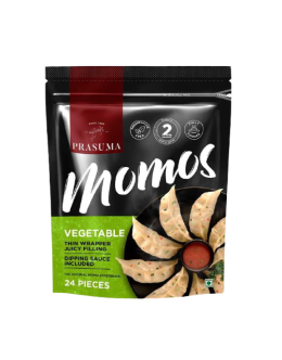 PRASUMA VEGETABLE MOMOS 24PCS