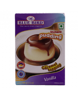 BLUE BIRD PUDDING WITH CARAMEL TOPPING VANILLA 100G