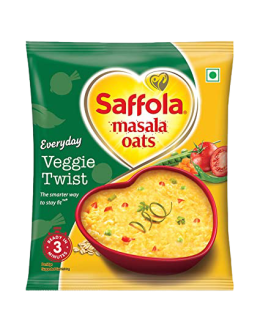 SAFFOLA OATS VEGGIE TWIST 38GM