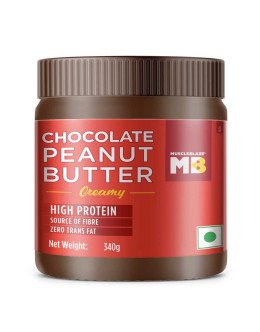MUSCLEBLAZE CREAMY PEANUT BUTTER 340GM