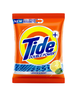 TIDE DOUBLE POWER LEMON & MINT DETERGENT POWDER 1KG